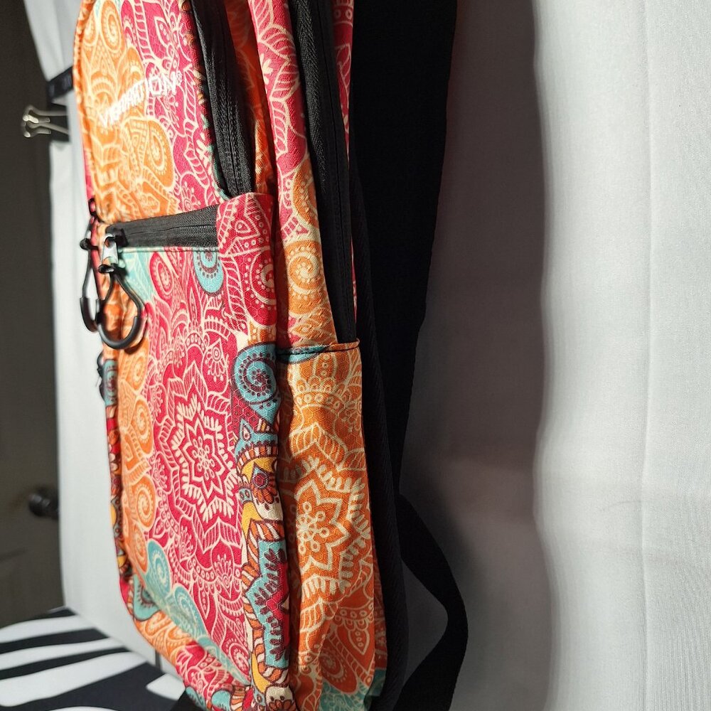 Vibedration Hydration Backpack w/o bladder - turquoise/orange pattern - Picture 5 of 15